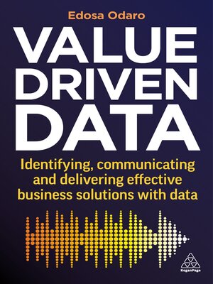cover image of Value-Driven Data